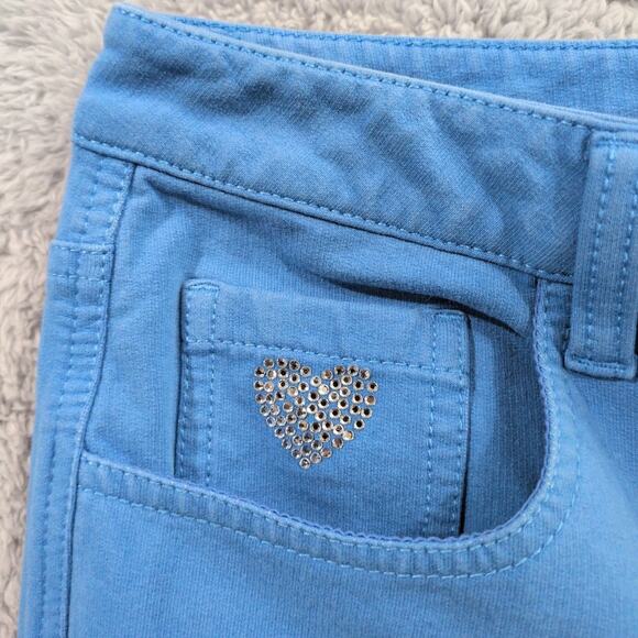 Dream Jeannes by Quacker Factory Jeans Women's Size 8 Blue Jeweled Rhinestone - Picture 2 of 10